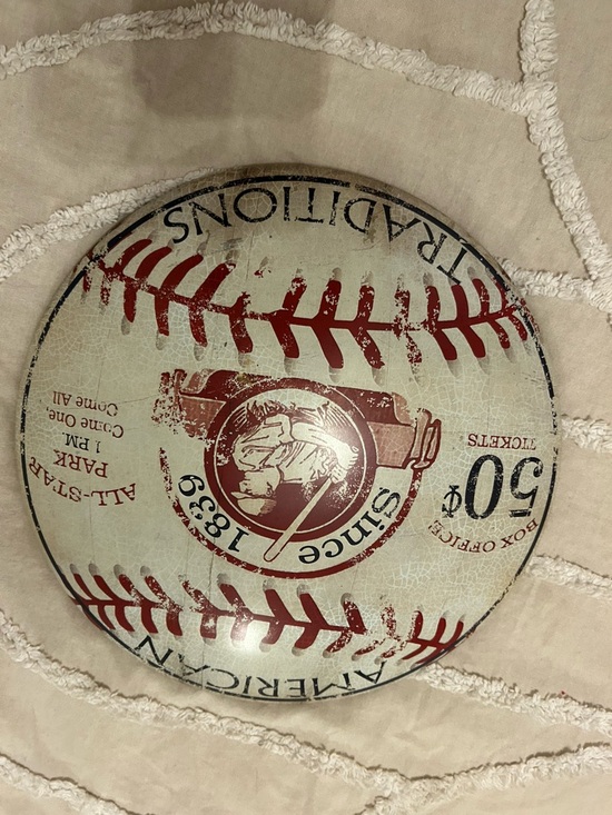 timeless by design Other - Metal, decorative vintage baseball plague.